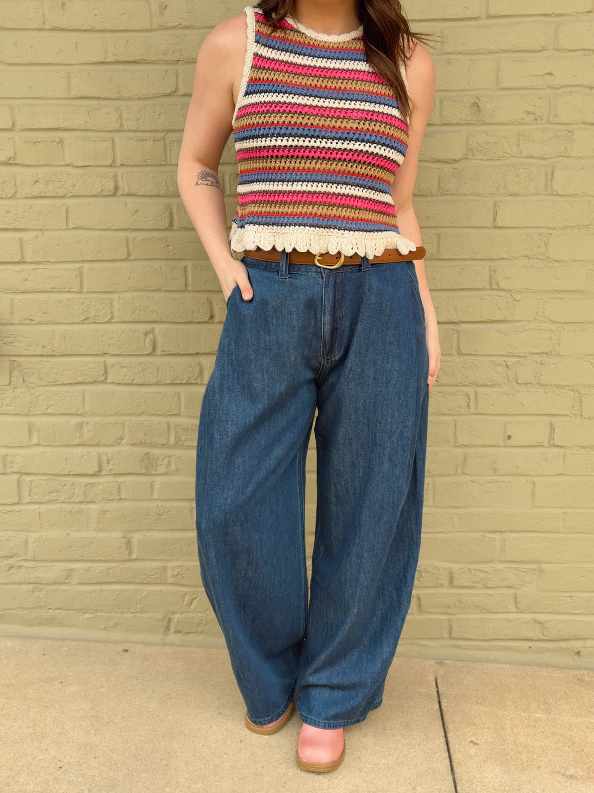 Seventies Stripe Tank