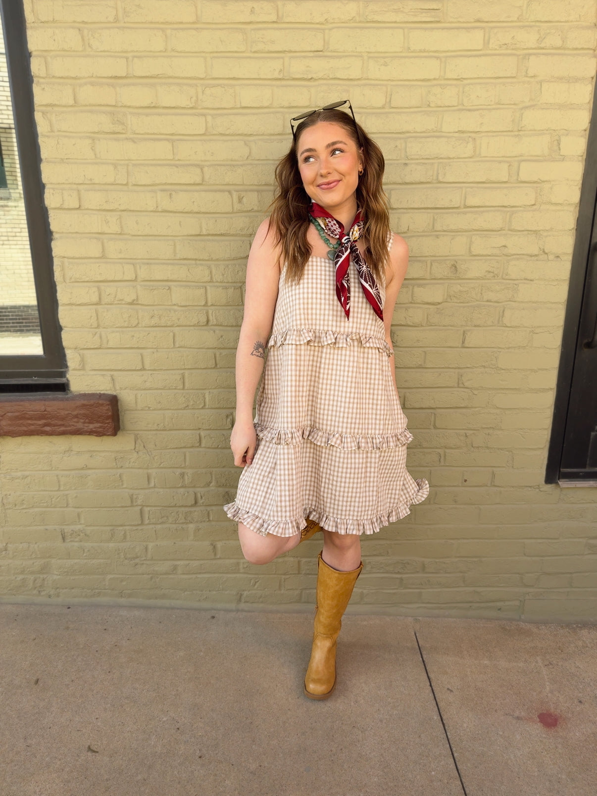 Grace Gingham Dress