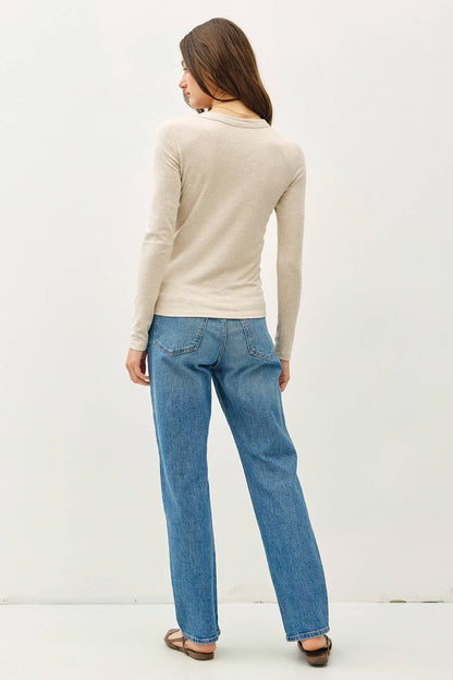 Round Neck Basic Long Sleeve