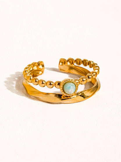 Lindy Layered Stone Ring