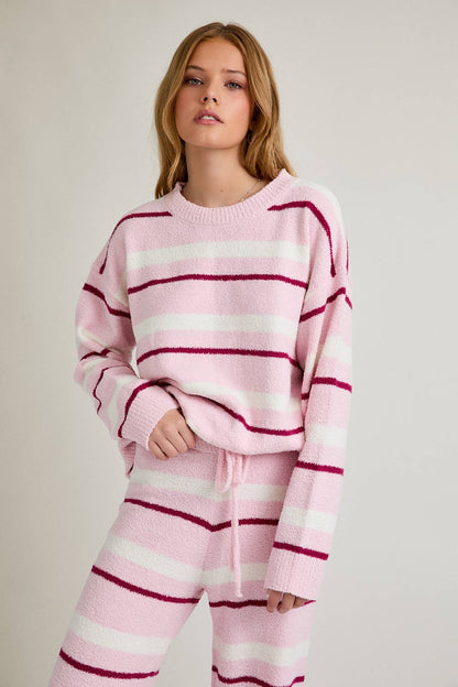 Stay Cozy Stripe Set