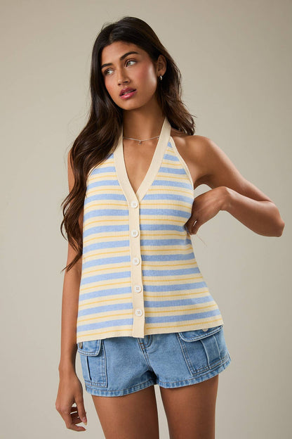 Blueberry Lemonade Halter Top