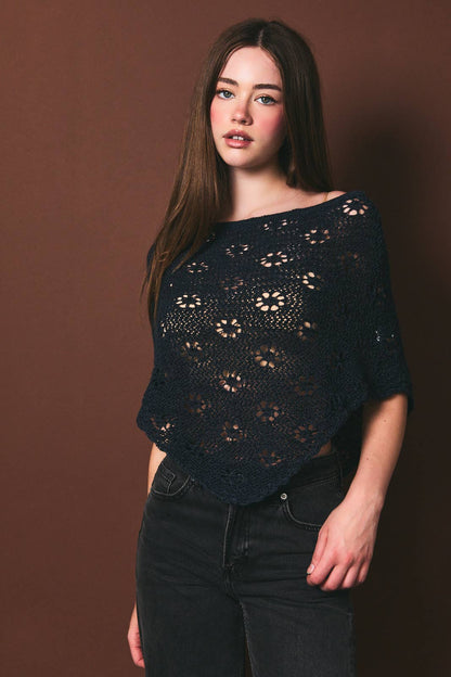 Wildflower Weave Poncho