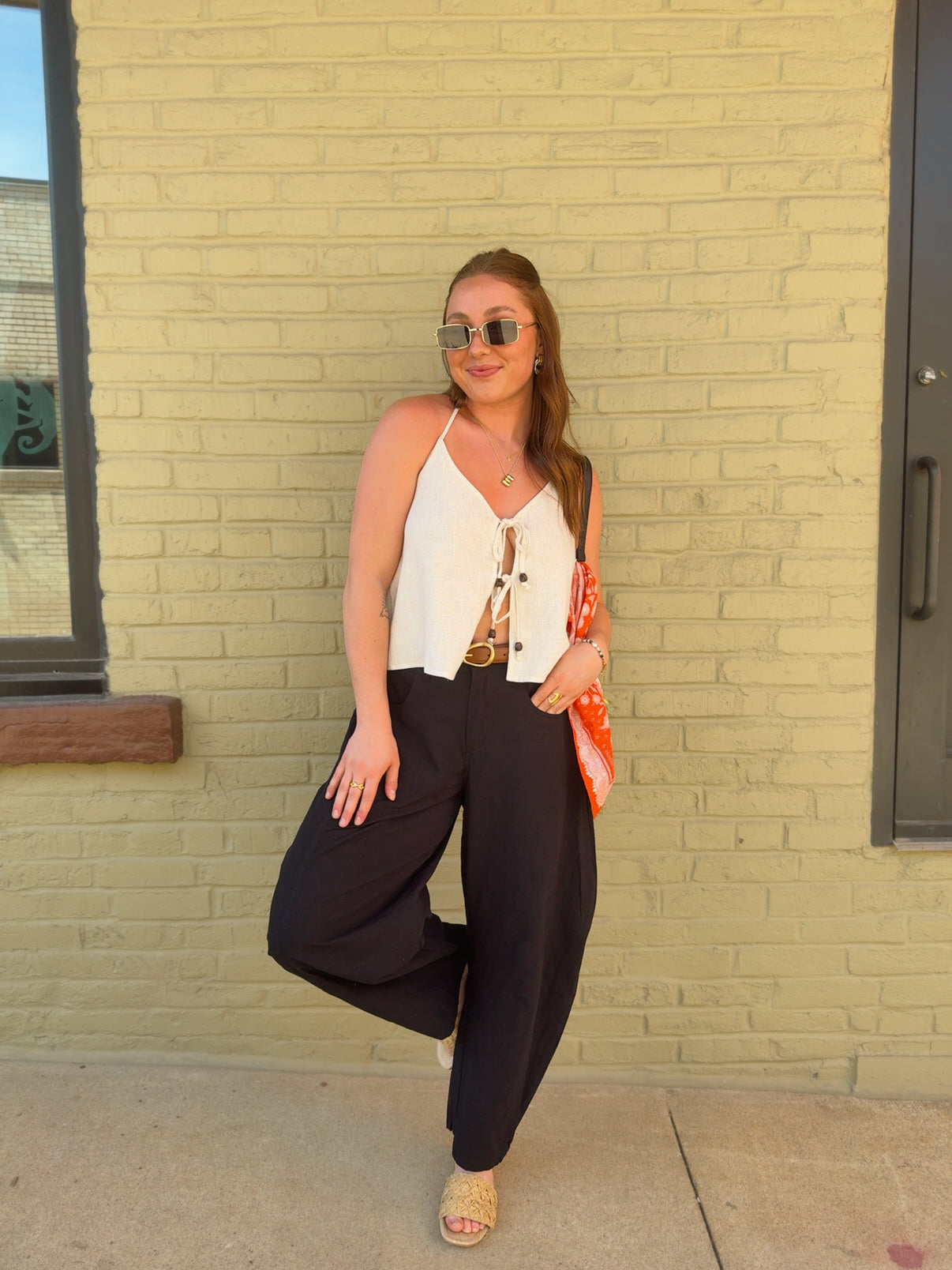 Juniper Barrel Pants - Black