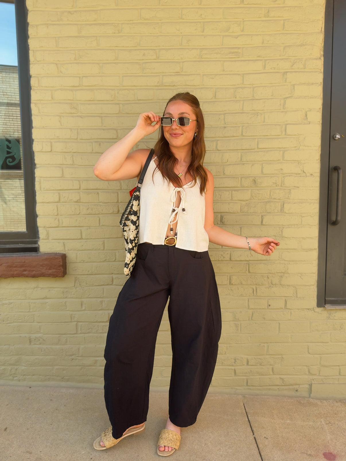 Juniper Barrel Pants - Black