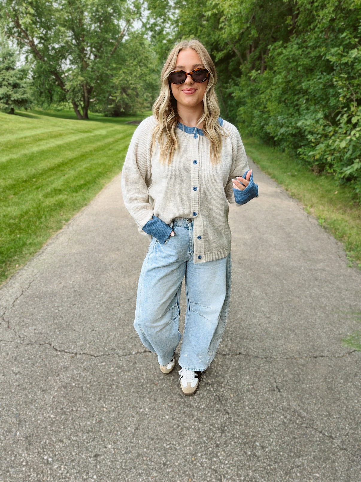 Blueberry Smoothie Cardigan