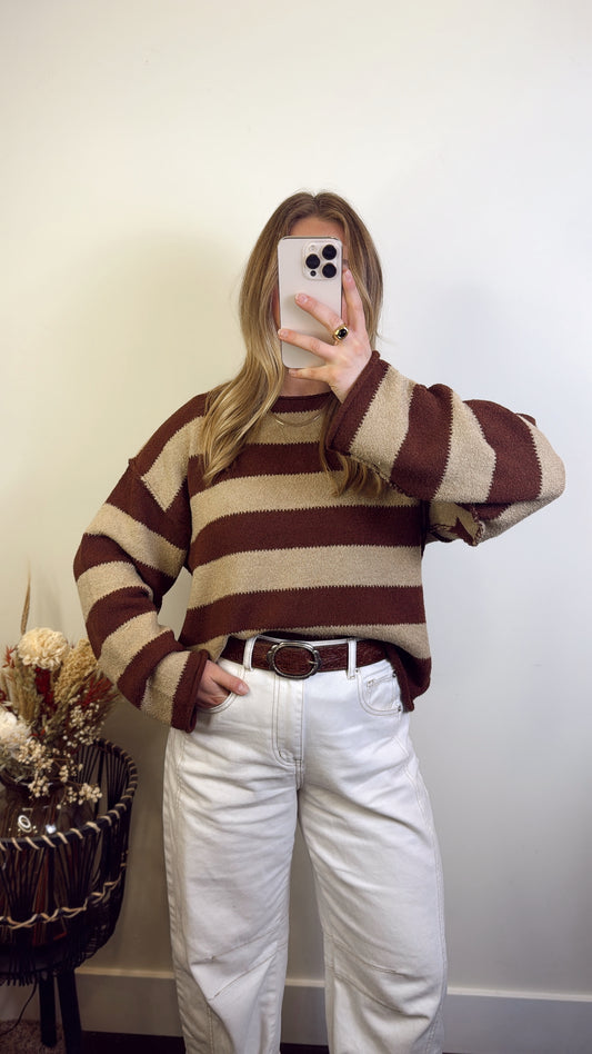 Chestnut Stripe Sweater
