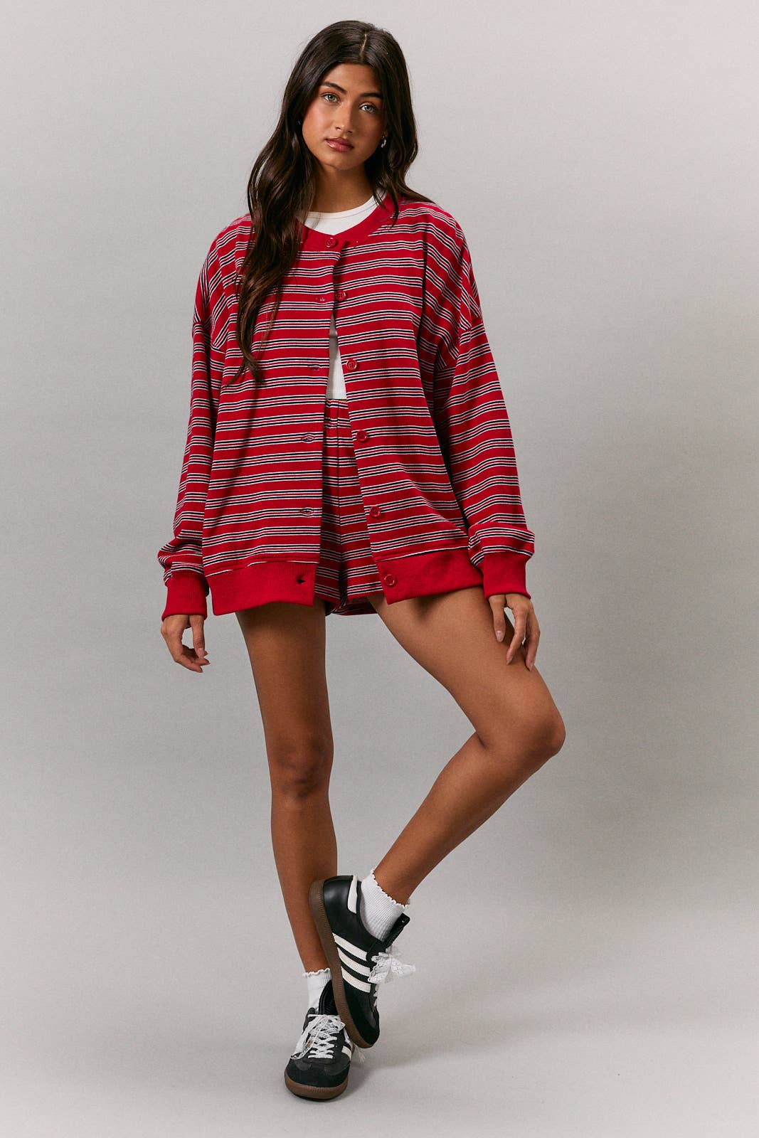 Varsity Stripe Cardigan