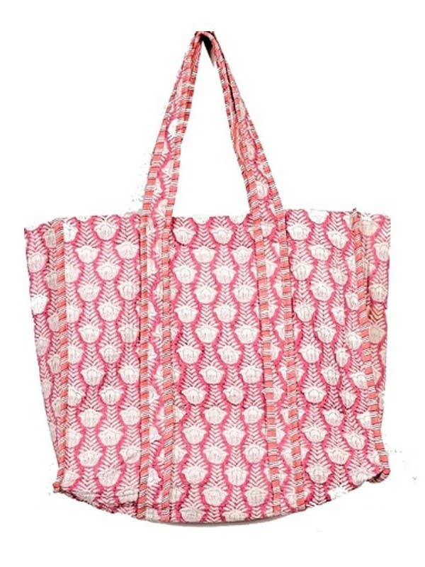 Reversible Quilted Tote Bag