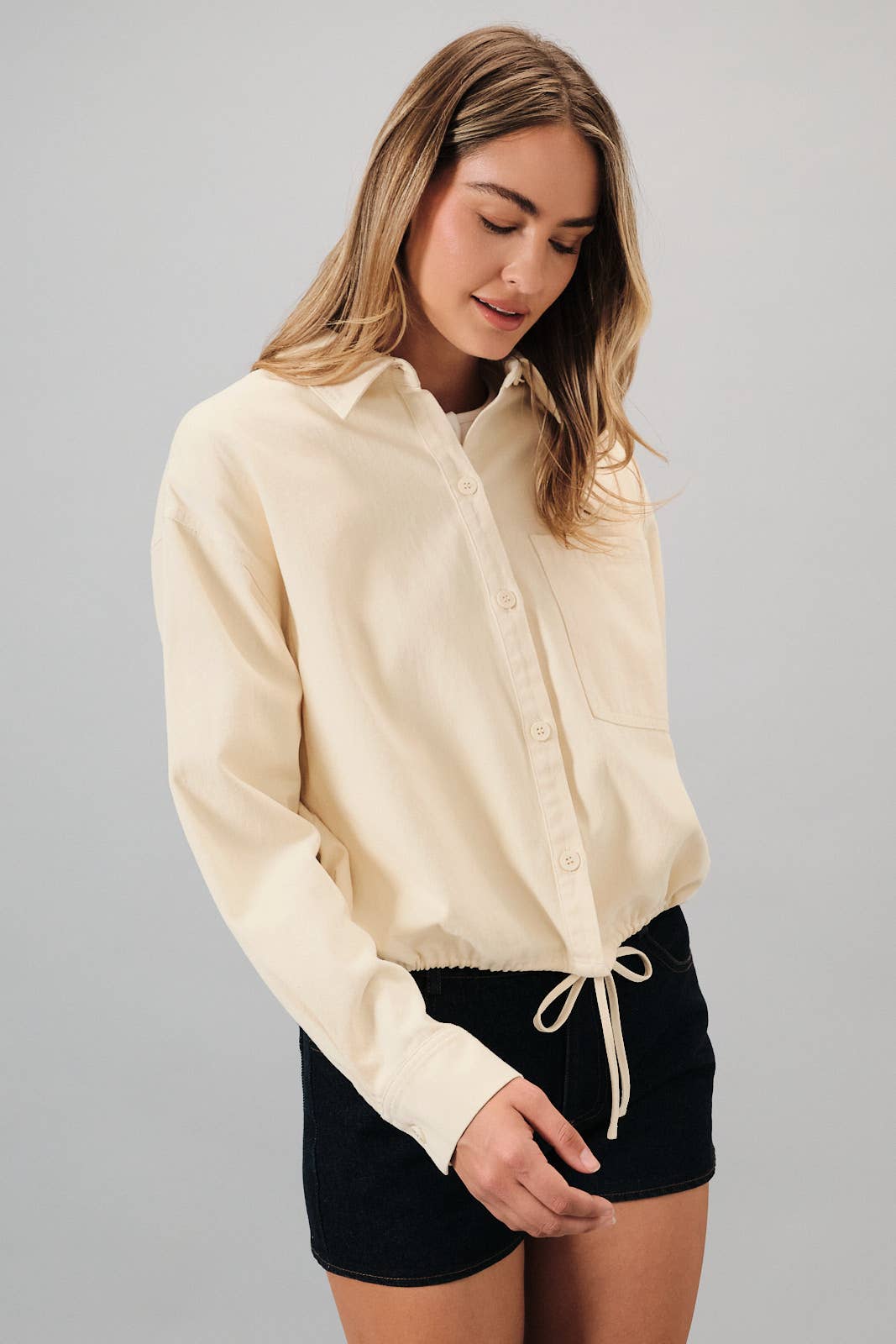 Cream Canvas Jacket
