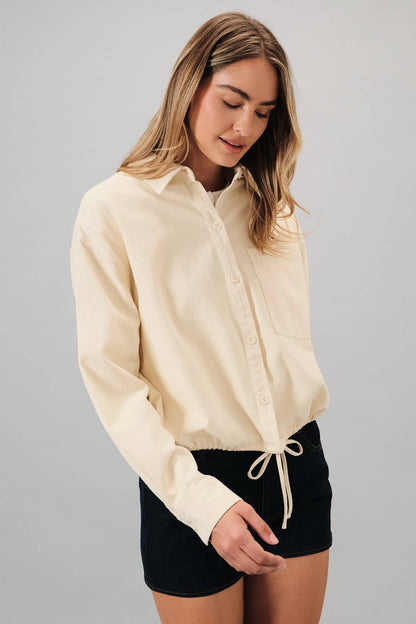 Cream Canvas Jacket