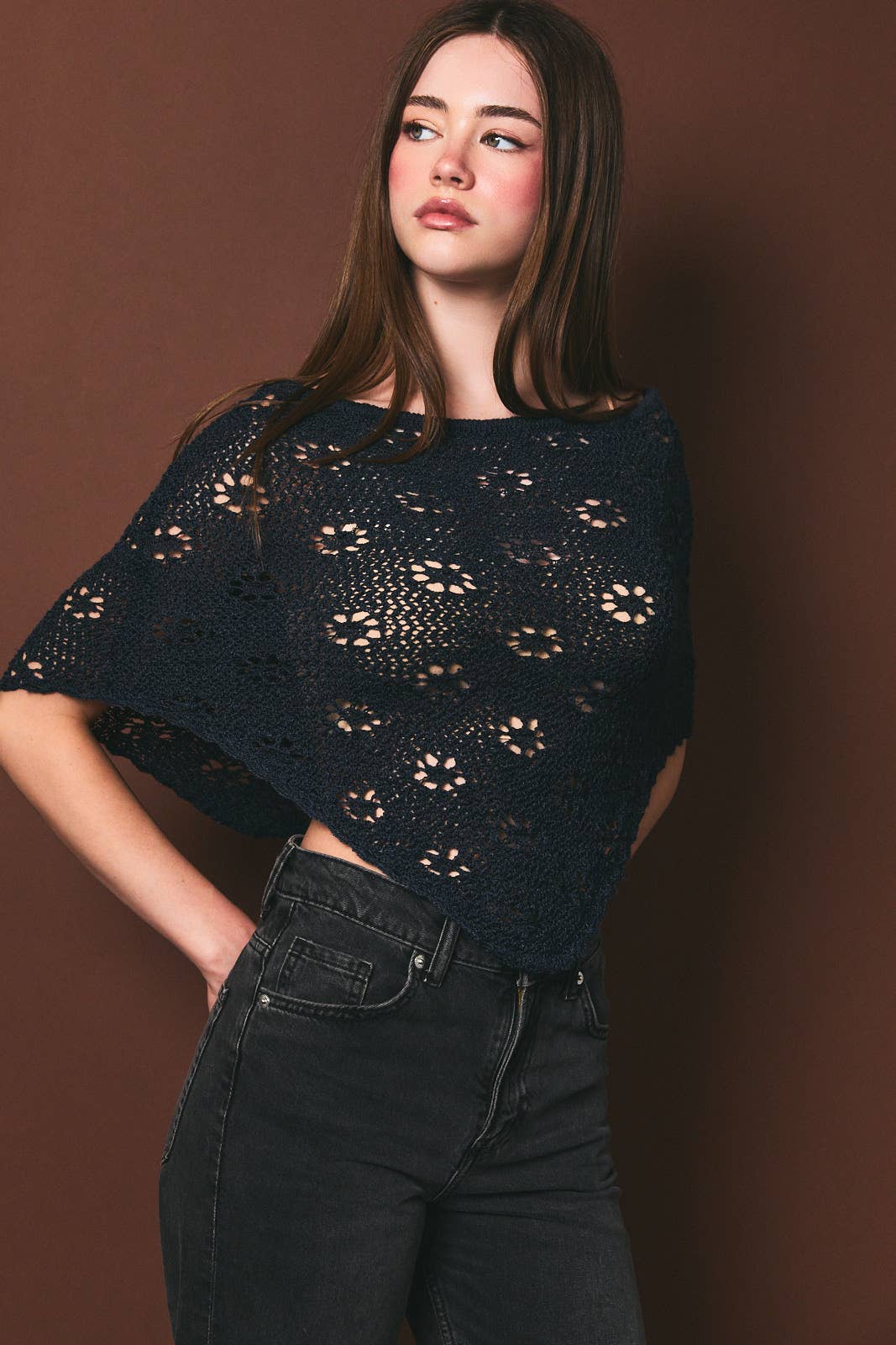 Wildflower Weave Poncho