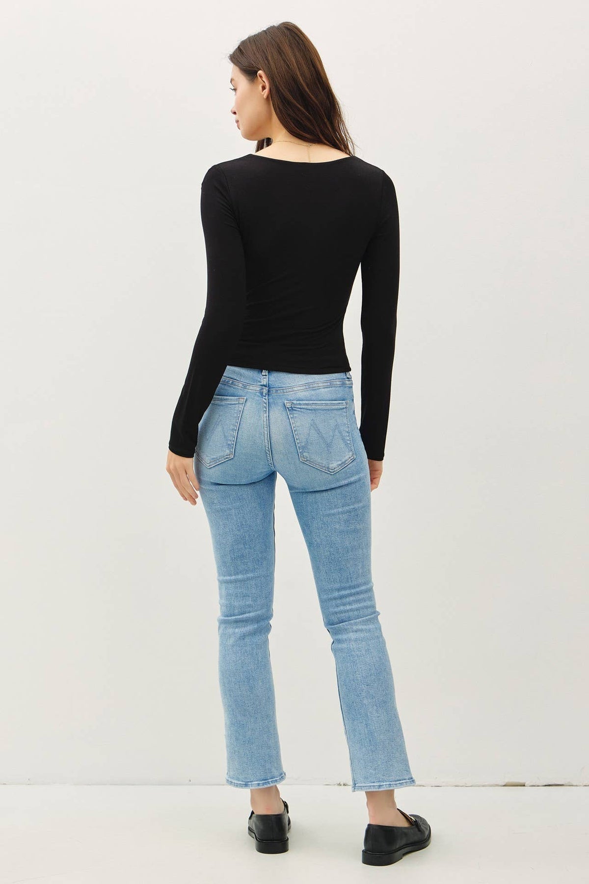 Square Neck Long Sleeve Staple