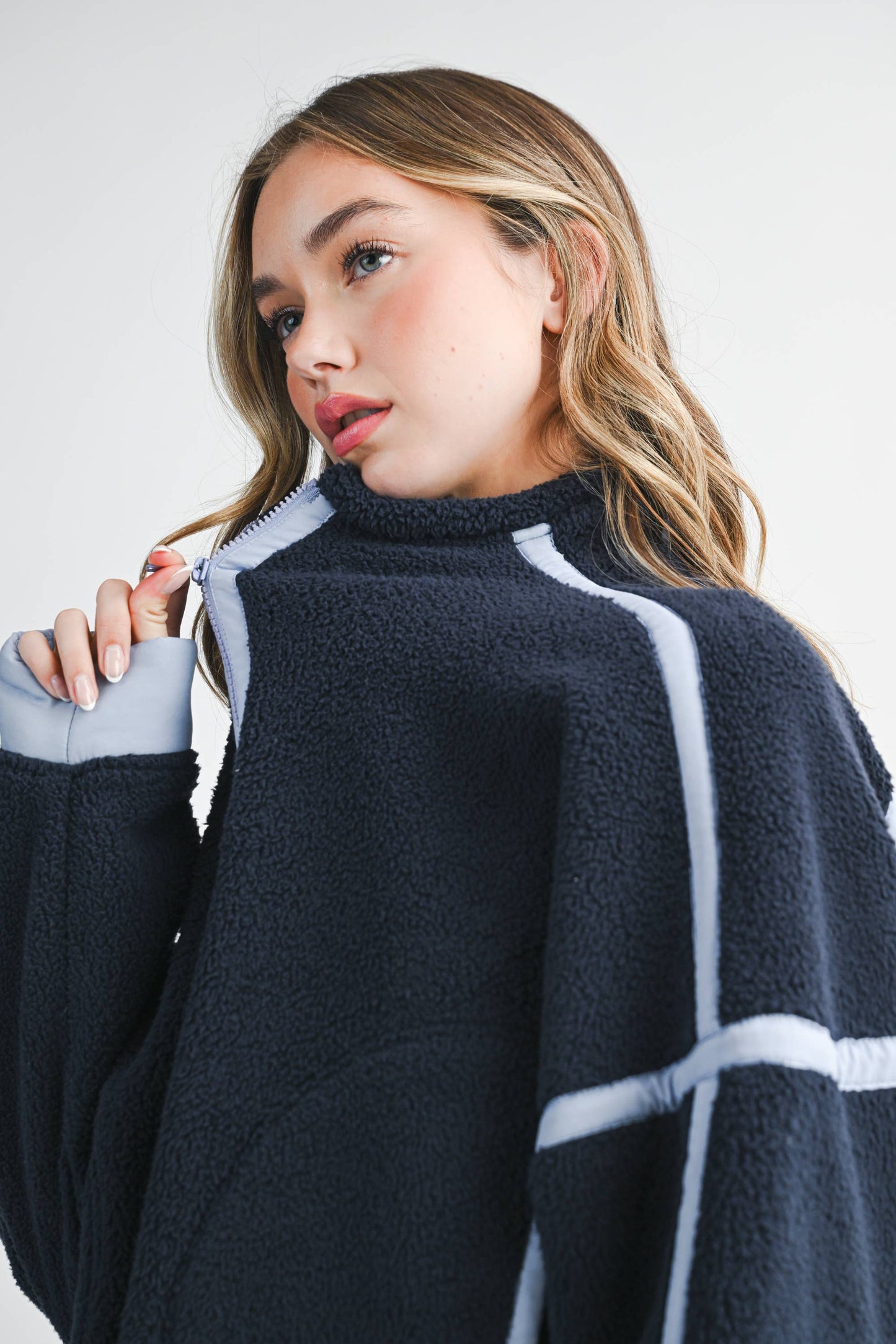 Midnight Sherpa 1/4 Zip