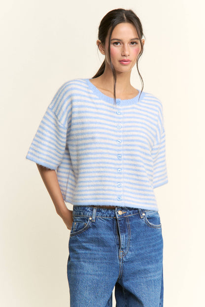 Lou Stripe Cardigan