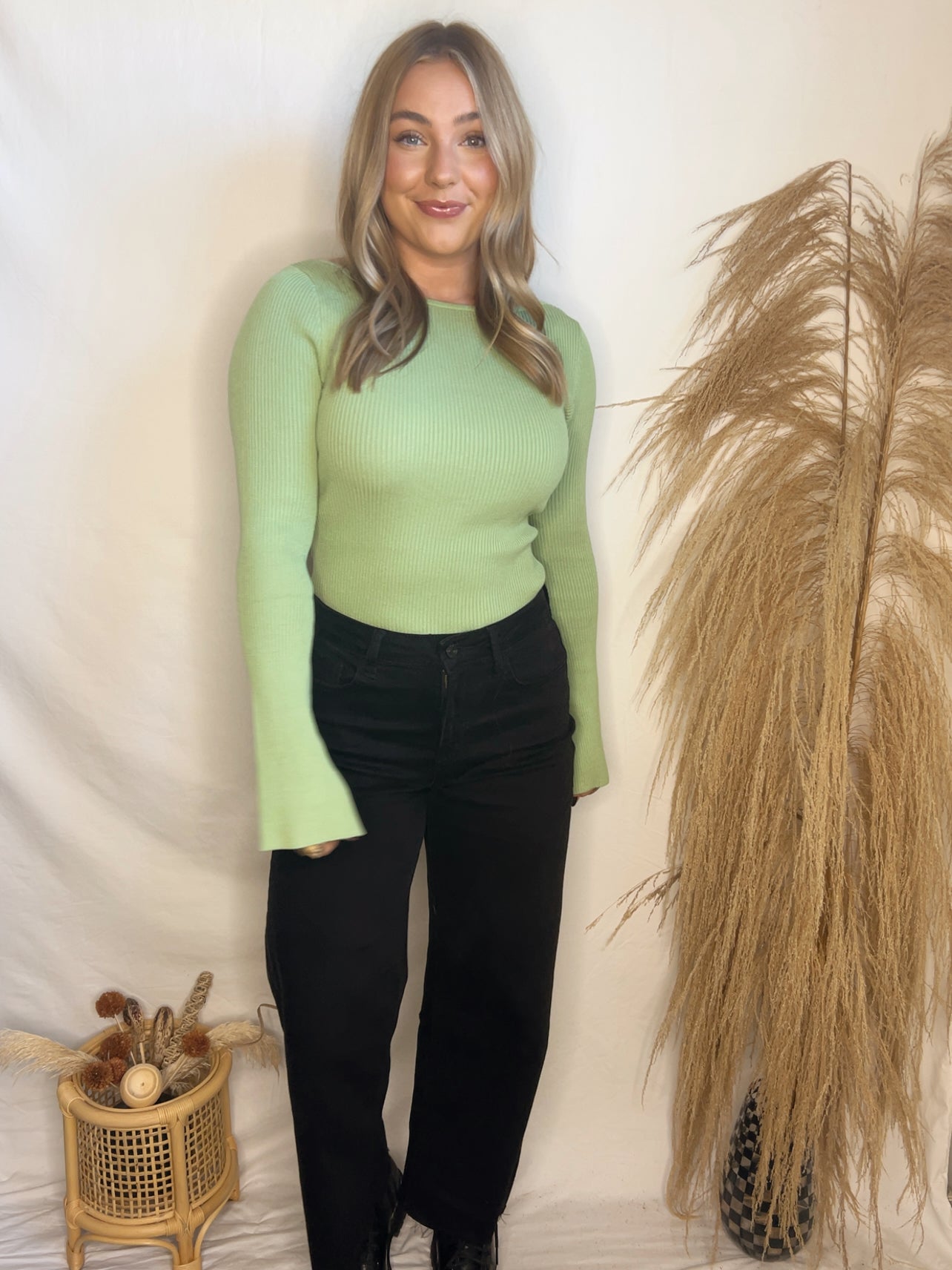 Matcha Knit Top