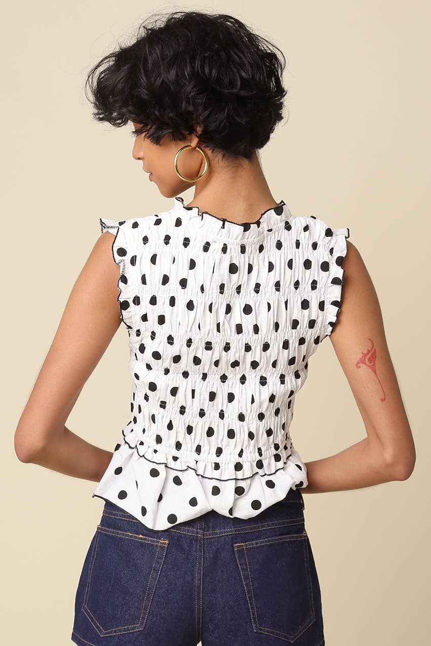 Lucia Peplum Top