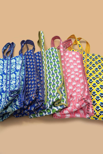 Reversible Quilted Tote Bag