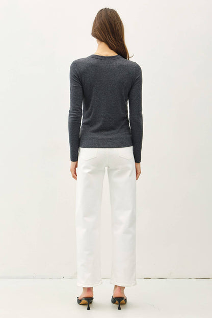 Round Neck Basic Long Sleeve