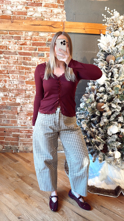 Sugar Plum Lace Long Sleeve