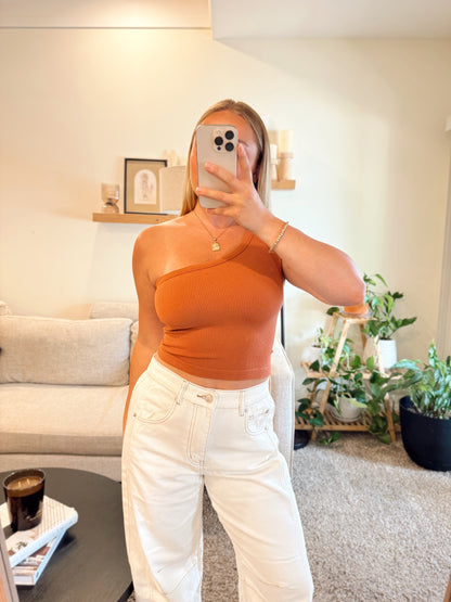 One Of A Kind Top Terracotta