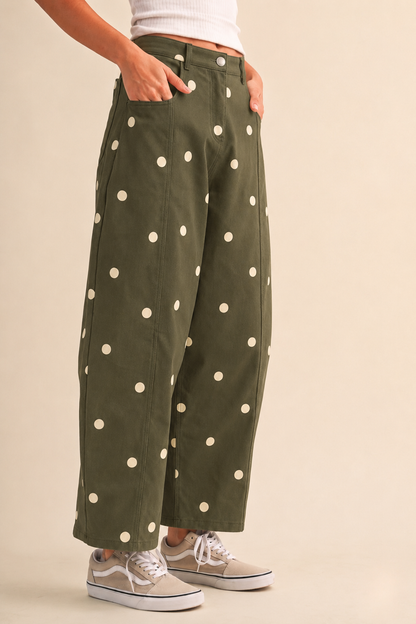 Spotted in Olive Jeans
