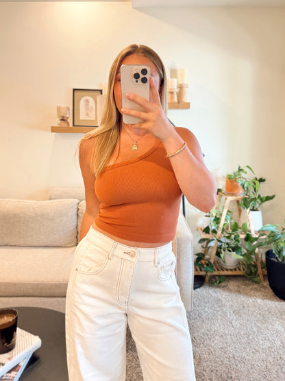 One Of A Kind Top Terracotta