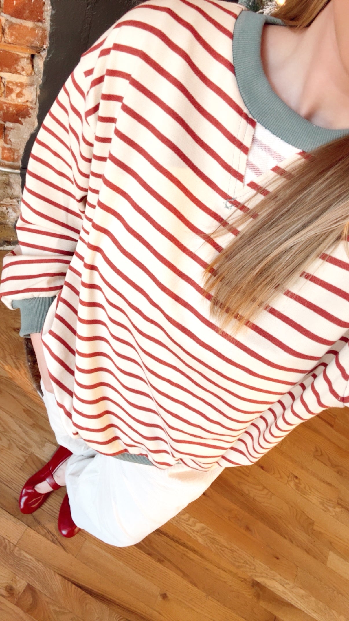 Cranberry and Sage Pullover