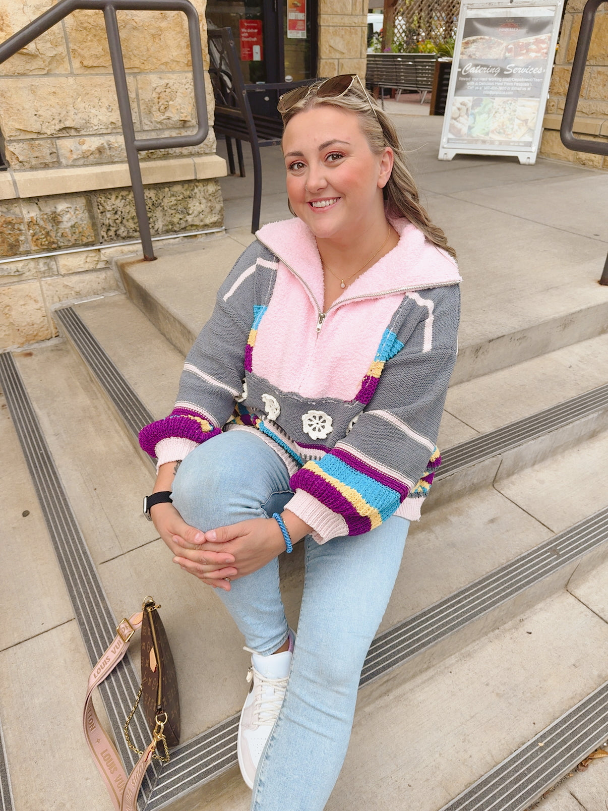 Boho Tapestry 1/4 Zip