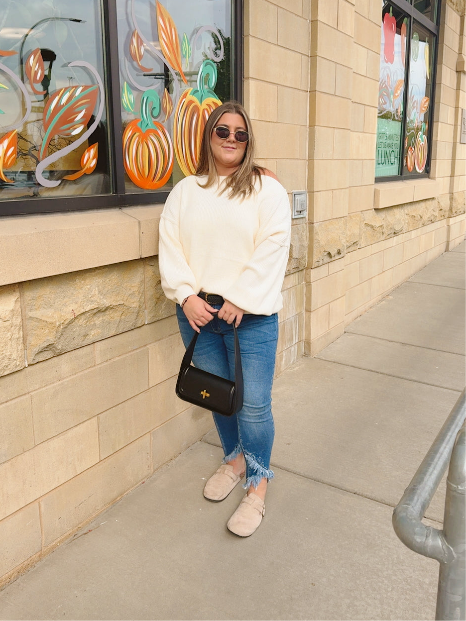 Drift Off Shoulder - Ivory