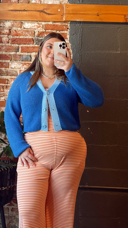 The Cozy Contrast Cardigan
