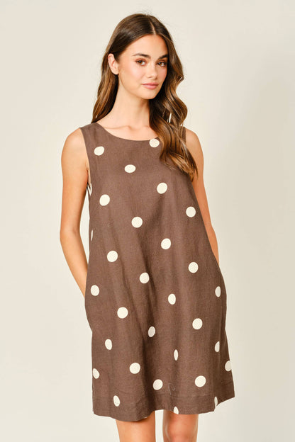 The Cocoa Dot Dress