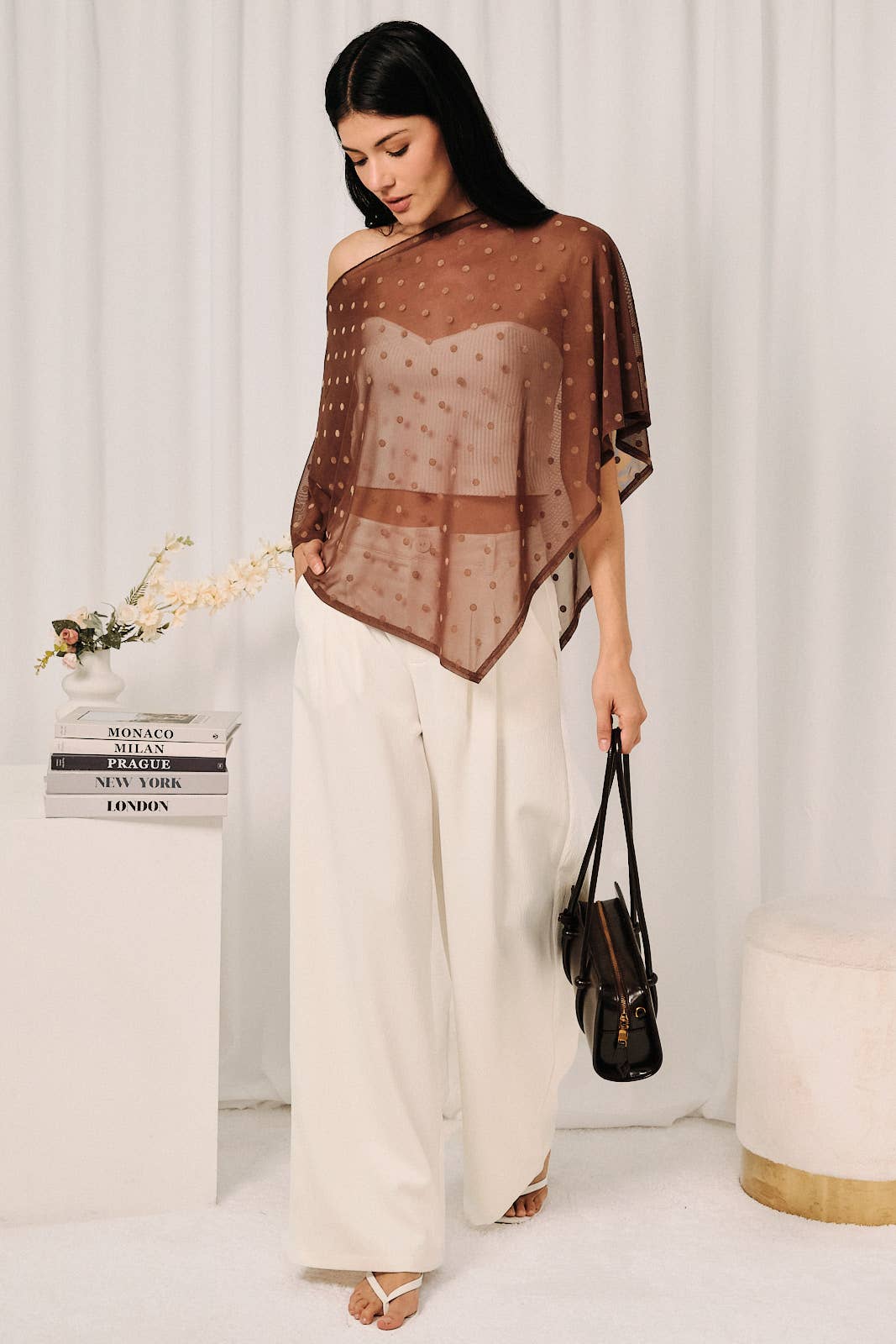 Falling for Dots Poncho