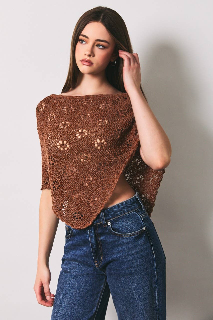 Wildflower Weave Poncho