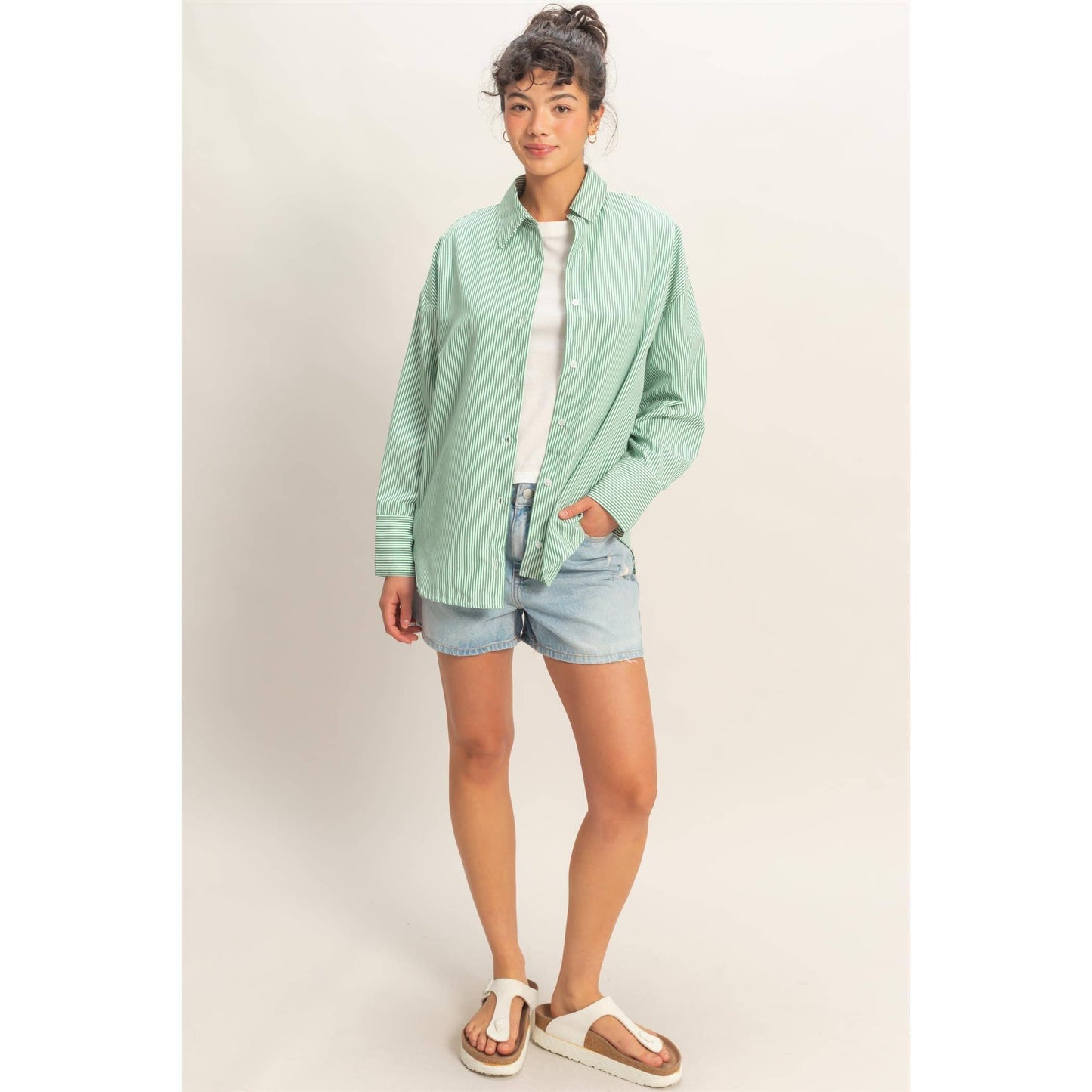 Breezy Babe Button Up