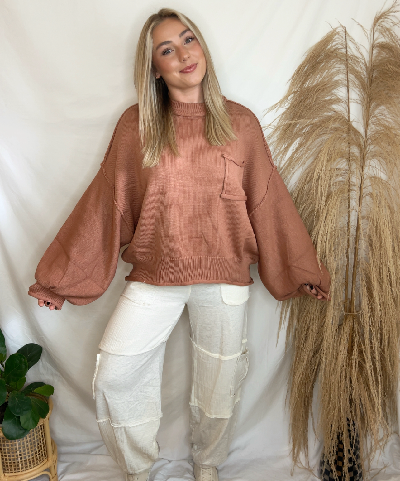 Hattie Sweater Terracotta