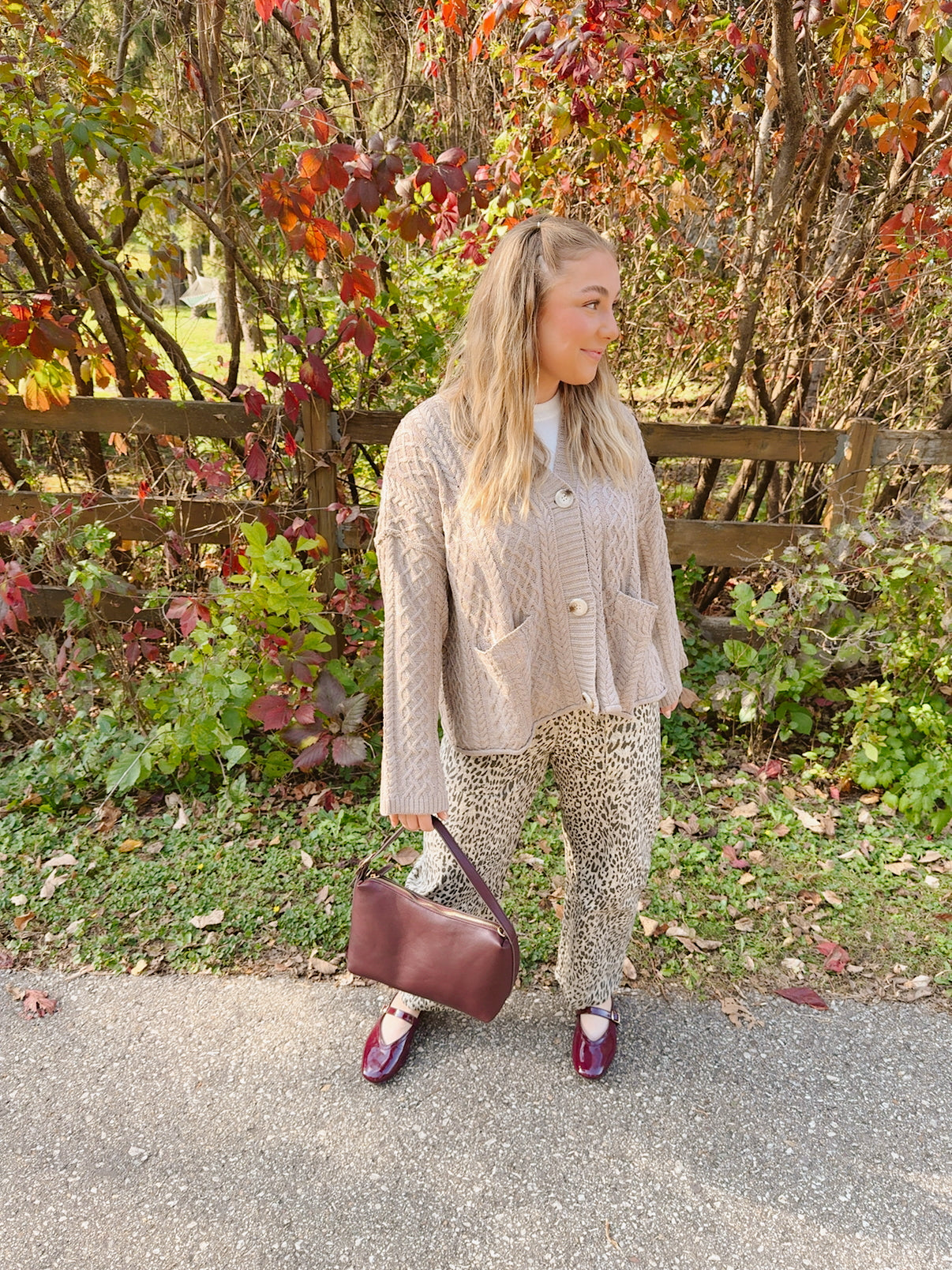 Graham Cracker Cardigan