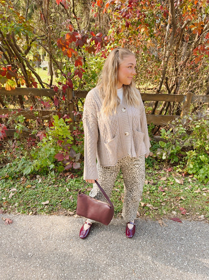 Graham Cracker Cardigan