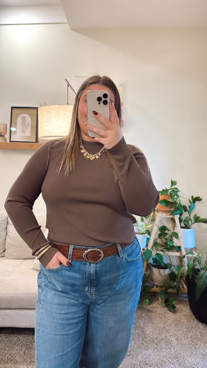 Go To Layering Long Sleeve - Brown