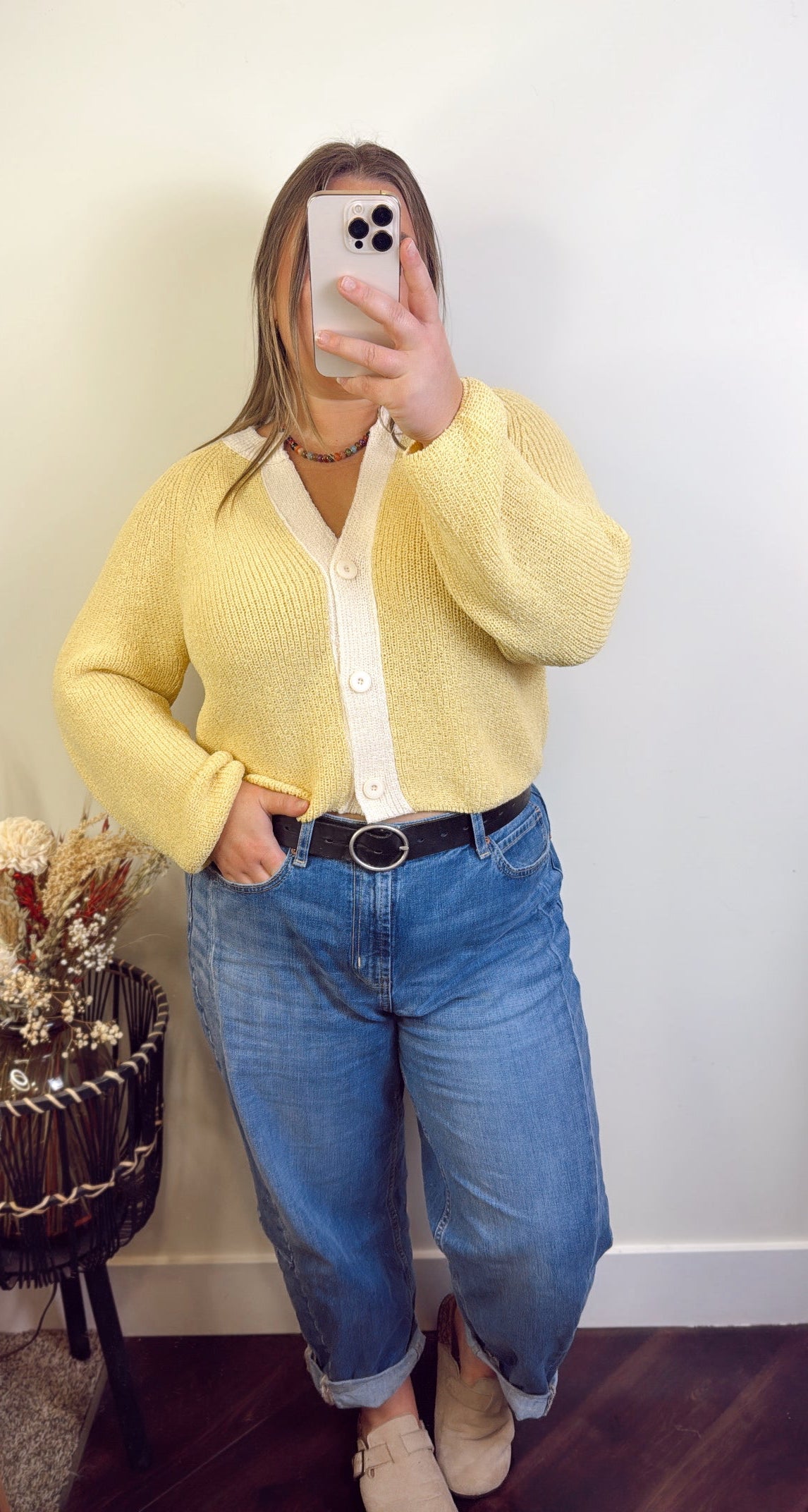 The Cozy Contrast Cardigan