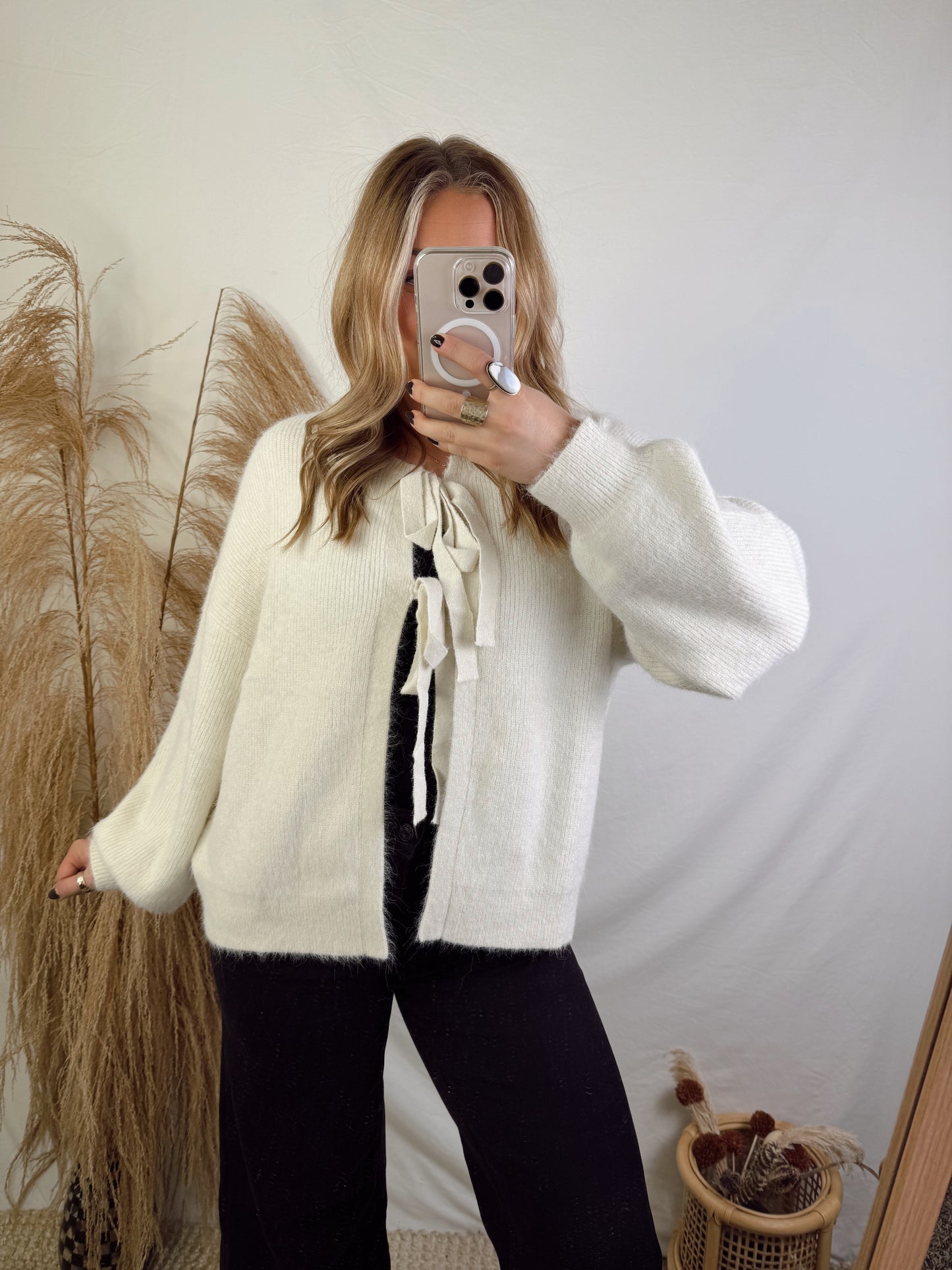 Cloud Nine Ribbon Sweater