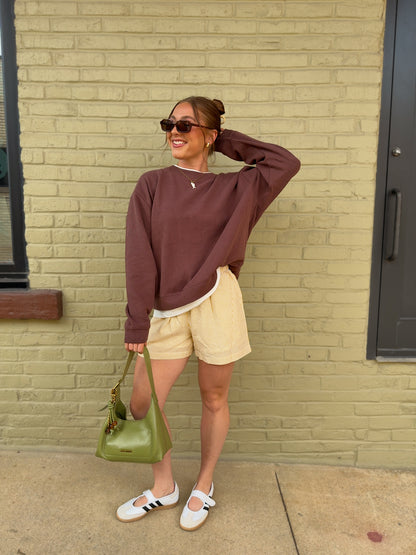 Everyday Layer Crew - Brown