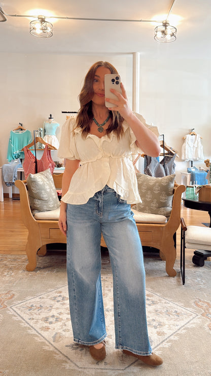 Dreamy Ruffle Bloom Blouse