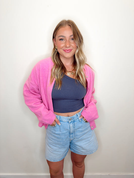 The Soft Focus Knit - Pink
