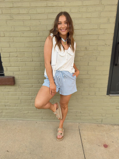 Skyline Stripe Shorts