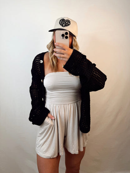 Sunny Days Romper - Sand Beige