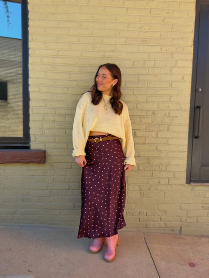 Pink Dottie Skirt