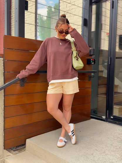 Everyday Layer Crew - Brown