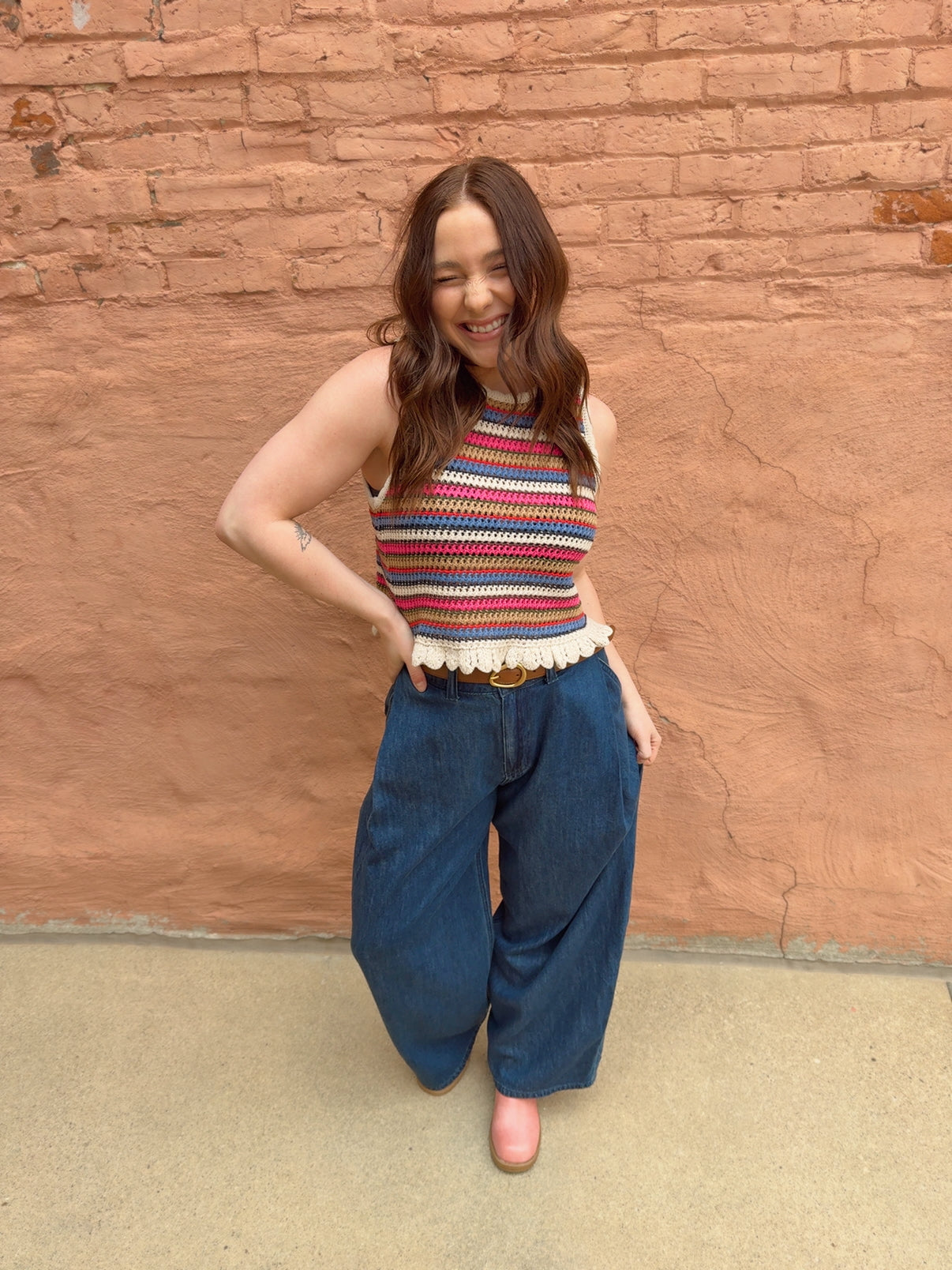 Seventies Stripe Tank