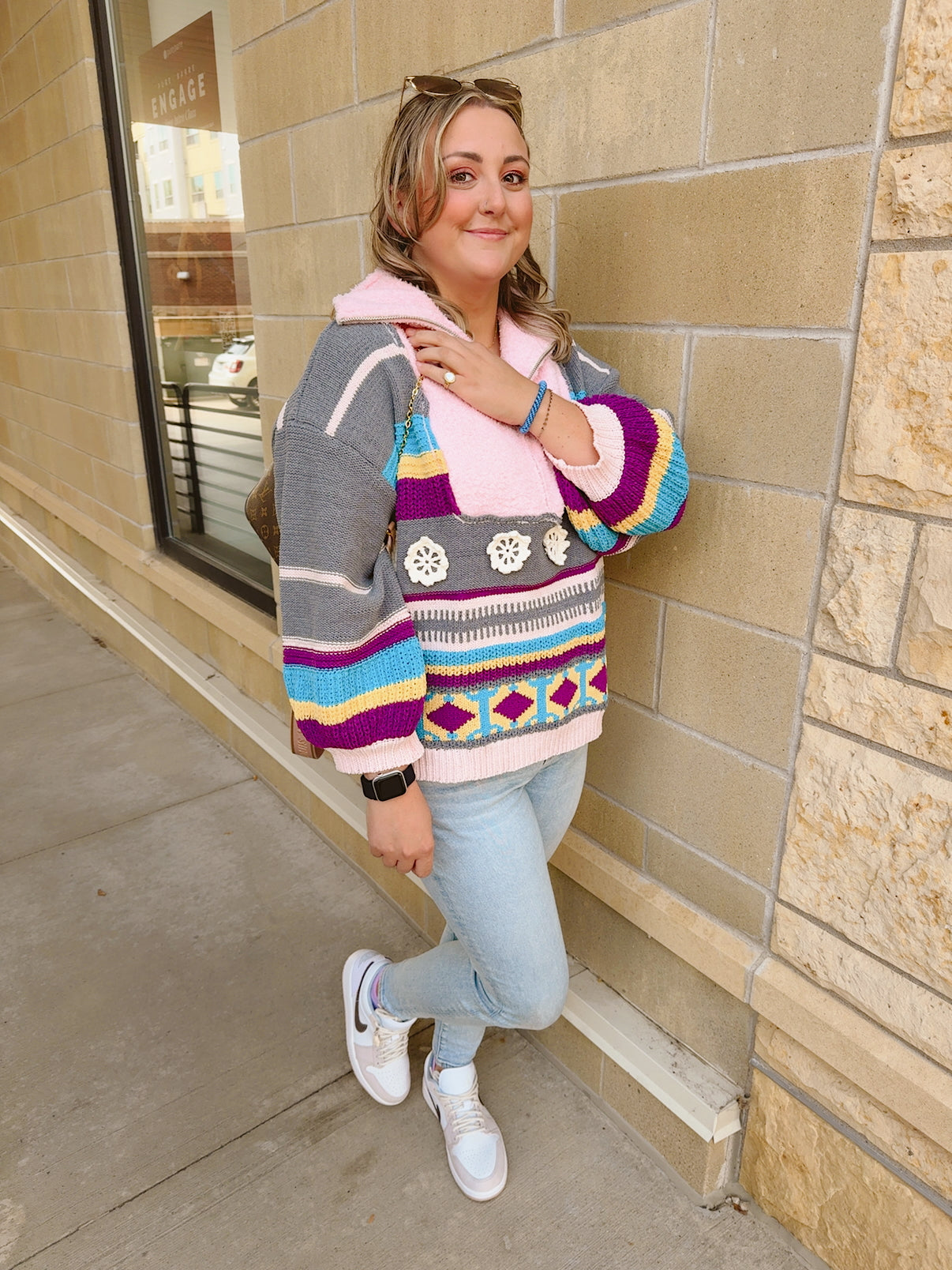 Boho Tapestry 1/4 Zip